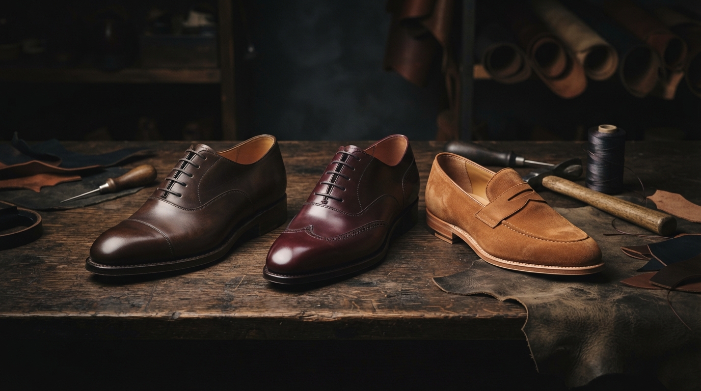 Editorial illustration for Goodyear Welt vs. Blake Stitch vs. Bologna: Choosing Your Ideal Shoe Construction