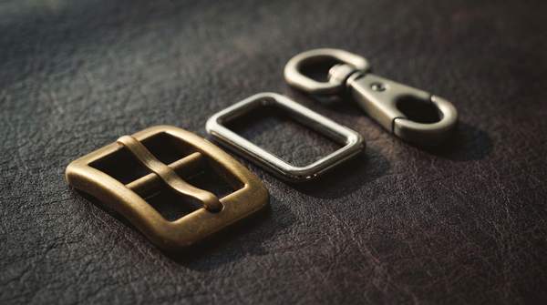 Editorial illustration for Solid Brass, Zinc Alloy, and Stainless Steel: A Comparative Guide to Luxury Handbag Hardware Durability and Aesthetics